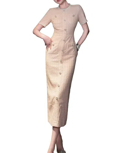 Brc By Burryco Midi Dress In Neutral