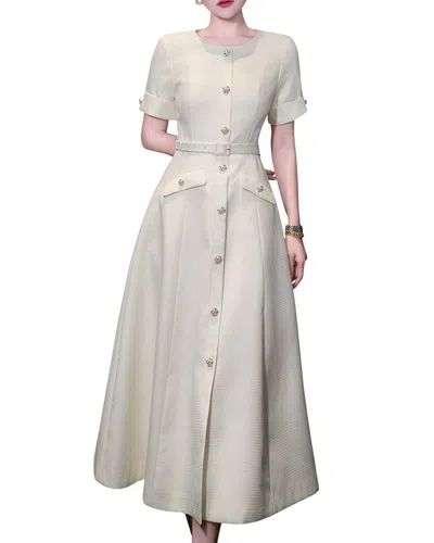 Brc By Burryco Midi Dress In Neutral