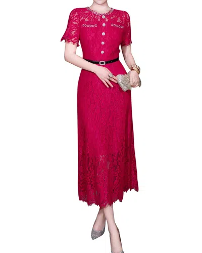 Brc By Burryco Midi Dress In Pink