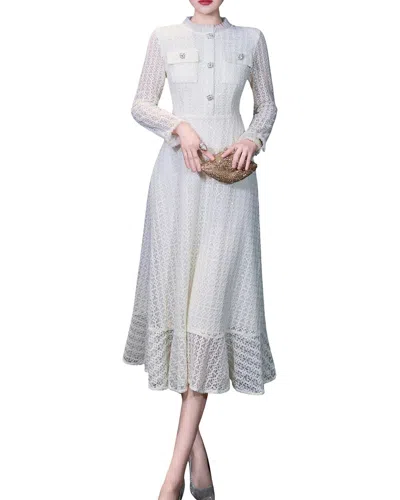 Brc By Burryco Midi Dress In White