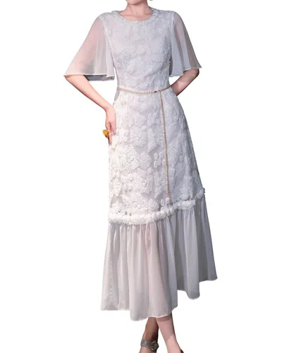 Brc By Burryco Midi Dress In White