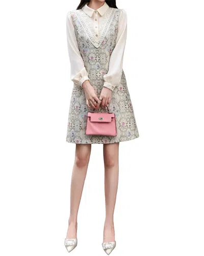 Brc By Burryco Mini Dress In Neutral