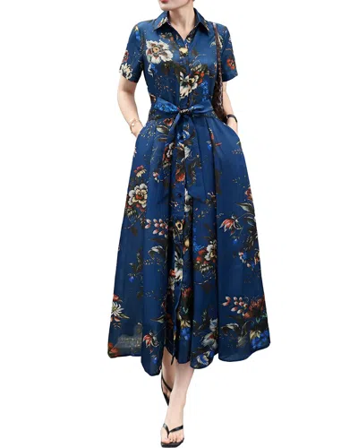Brc By Burryco Shirtdress In Blue