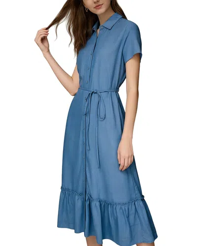 Brc By Burryco Short Sleeve Midi Dress In White