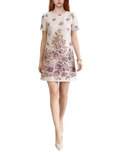 Brc By Burryco Short Sleeve Mini Dress In Animal Print
