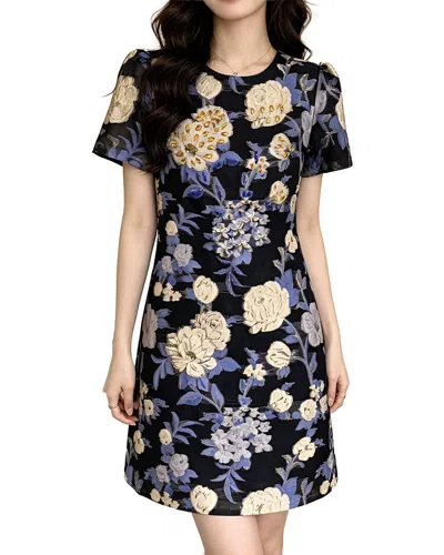 Brc By Burryco Short Sleeve Mini Dress In Black