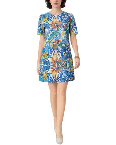 Brc By Burryco Short Sleeve Mini Dress In Multi