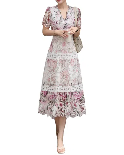 Brc By Burryco Silk-blend Midi Dress In Neutral