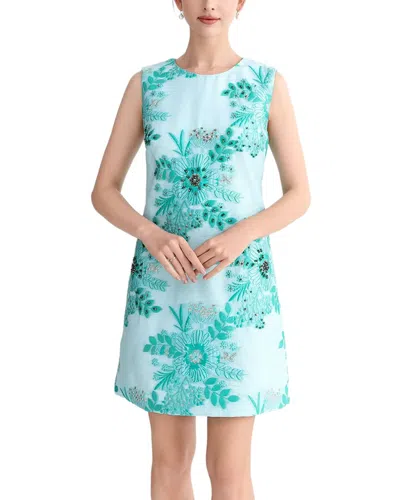 Brc By Burryco Sleeveless Short Printed Mini Dress In Blue