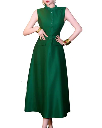 Brc By Burryco Sleeveless Special Midi Dress In Green