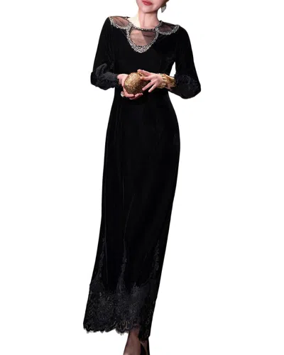 Brc By Burryco Solid Maxi Dress In Black