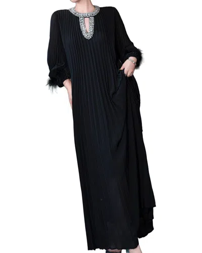 Brc By Burryco Solid Maxi Dress In Blue