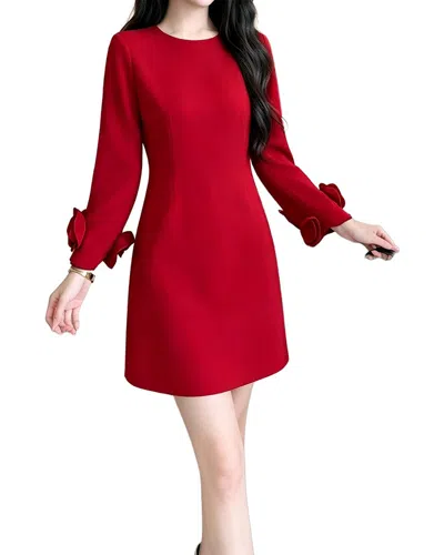 Brc By Burryco Solid Mini Dress In Purple
