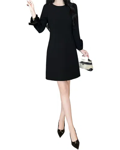 Brc By Burryco Solid Mini Dress In Black