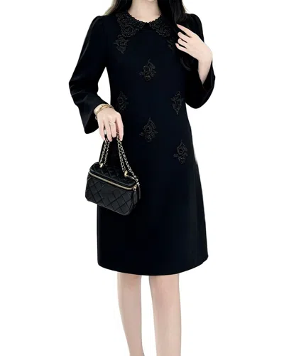 Brc By Burryco Solid Mini Dress In Black