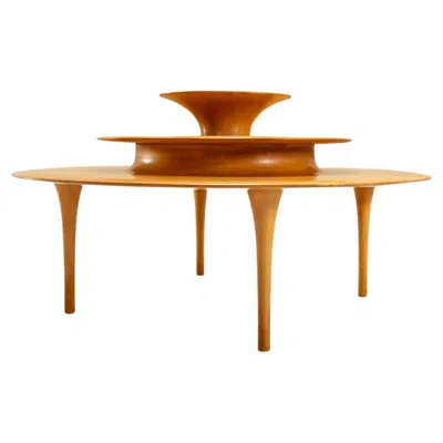 Pre-owned Brdr. Krüger Rare Nanna Ditzel Coffee Table In Maple Wood For Brdr. Kruger, Denmark, 1980s In Brown