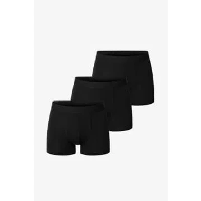 Bread And Boxers Black Boxer Briefs Set Of 3