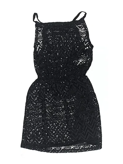 Pre-owned Breaking Waves Kids' Dress In Black