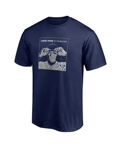 Breakingt Men's And Women's Aaron Judge Navy New York Yankees Player Graphic T-shirt In Blue