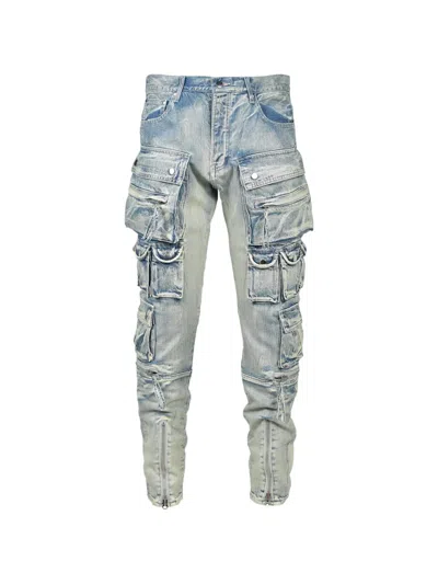 Breath Belt-loops Jeans In Blue