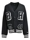 Breath Bh-patch Cardigan In Black