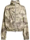 Breath Camouflage-print Jacket In Neutrals