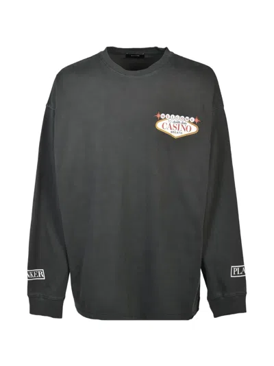 Breath Casino Long-sleeve T-shirt In Gray