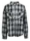 Breath Check-pattern Shirt In Black