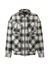 Breath Check-pattern Jacket In Black