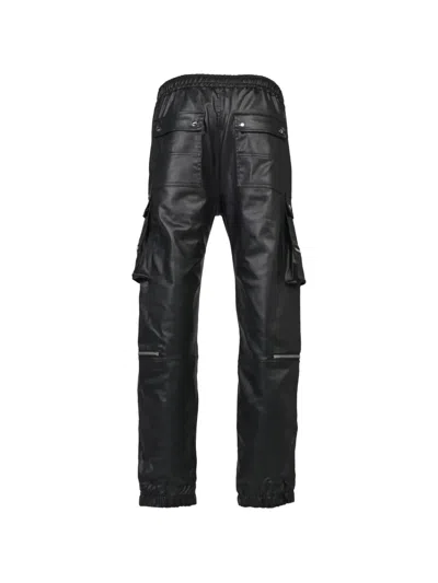 Breath Coated Cargo Pants In Black