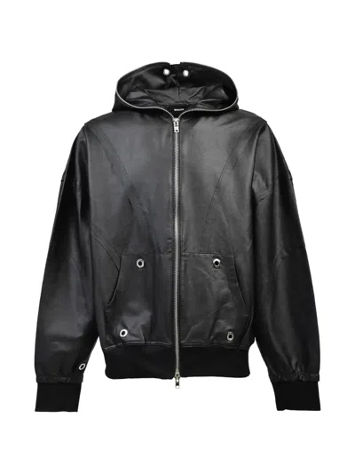 Breath Beschichtete Kapuzenjacke In Black