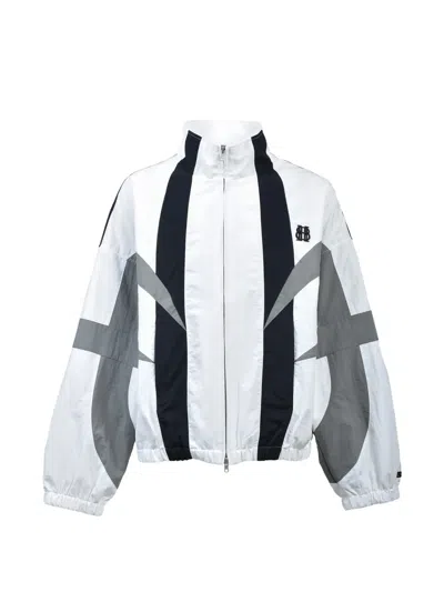 Breath Colourblock Jacket In White
