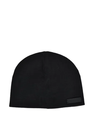 Breath Company Logo-jacquard Beanie Hat In Black