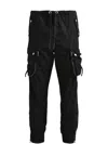 Breath Cotton Trousers In 黑色