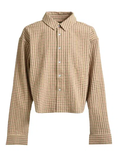 Breath Cropped Shirt In Neutrals