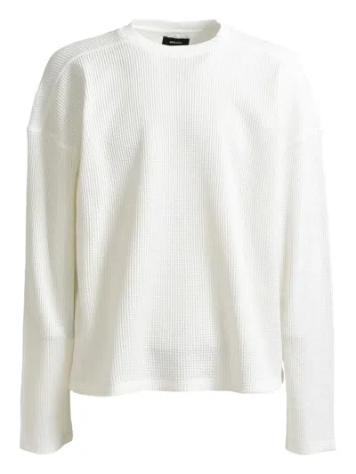 Breath Drop-shoulder T-shirt In White
