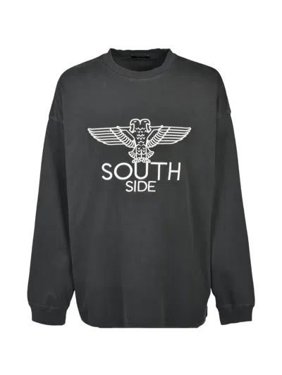 Breath Eagle Long-sleeve T-shirt In Black