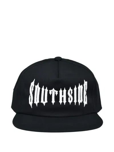 Breath Embroidered Logo-patch Cap In Black