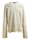 Breath Fade Distressed T-shirt In Neutral