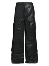 Breath Flap-pocket Trousers In Black