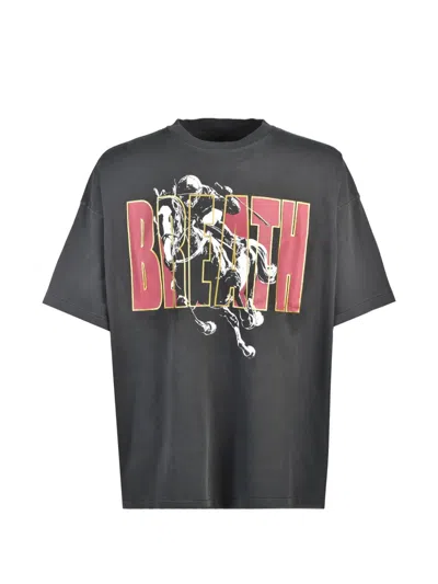 Breath Horse T-shirt In Black