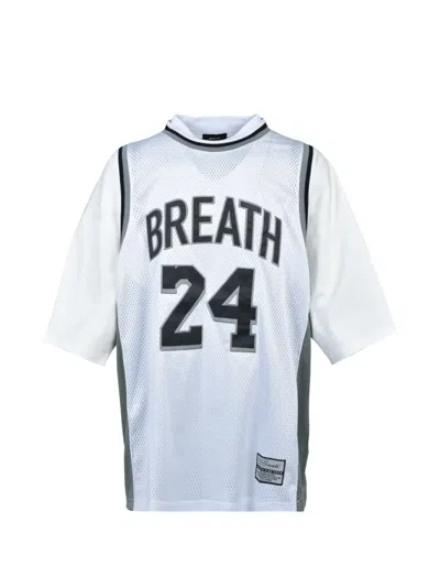 Breath Layered-effect Mesh T-shirt In White