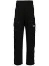 Breath Logo-appliqué Cotton Track Pants In Black