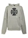 Breath Logo-embellishment Hoodie In Gray