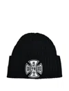 Breath Logo-patch Beanie Hat In Black