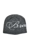 Breath Logo-print Beanie In ブラック