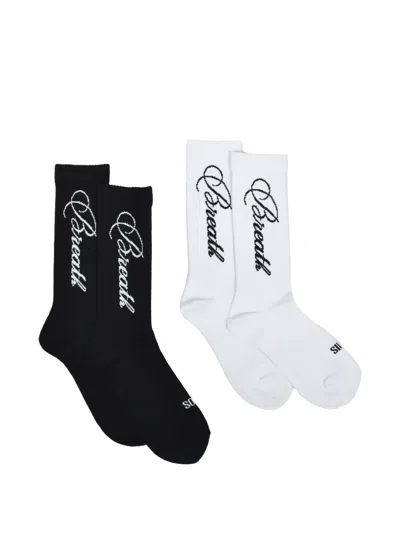 Breath Logo Socks (set Of Two) In Multi