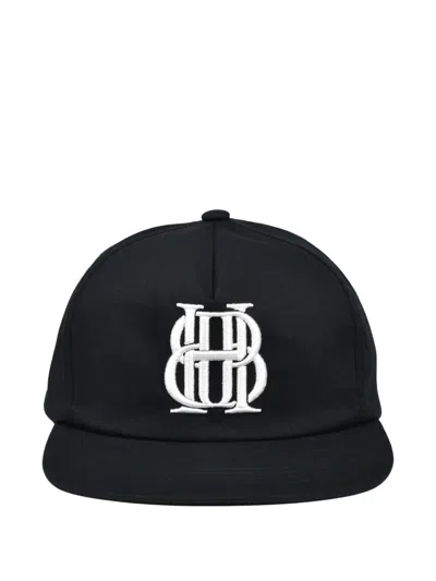 Breath Logo-embroidered Snapback Cap In Black