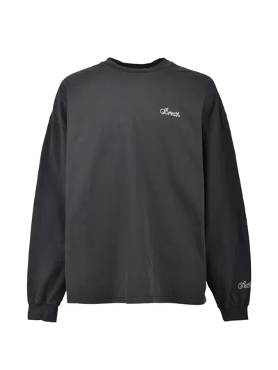 Breath Long-sleeve T-shirt In Black