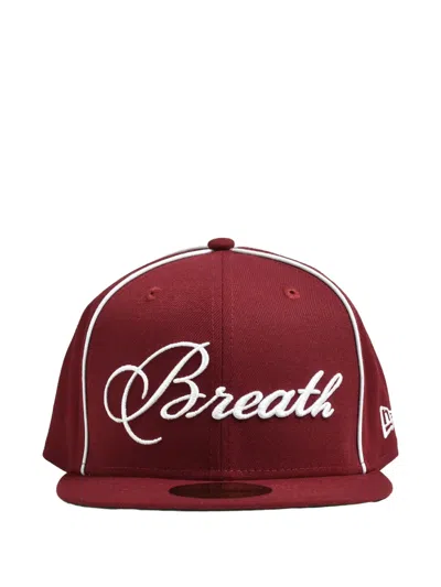 Breath New Era Piped Cap In Red